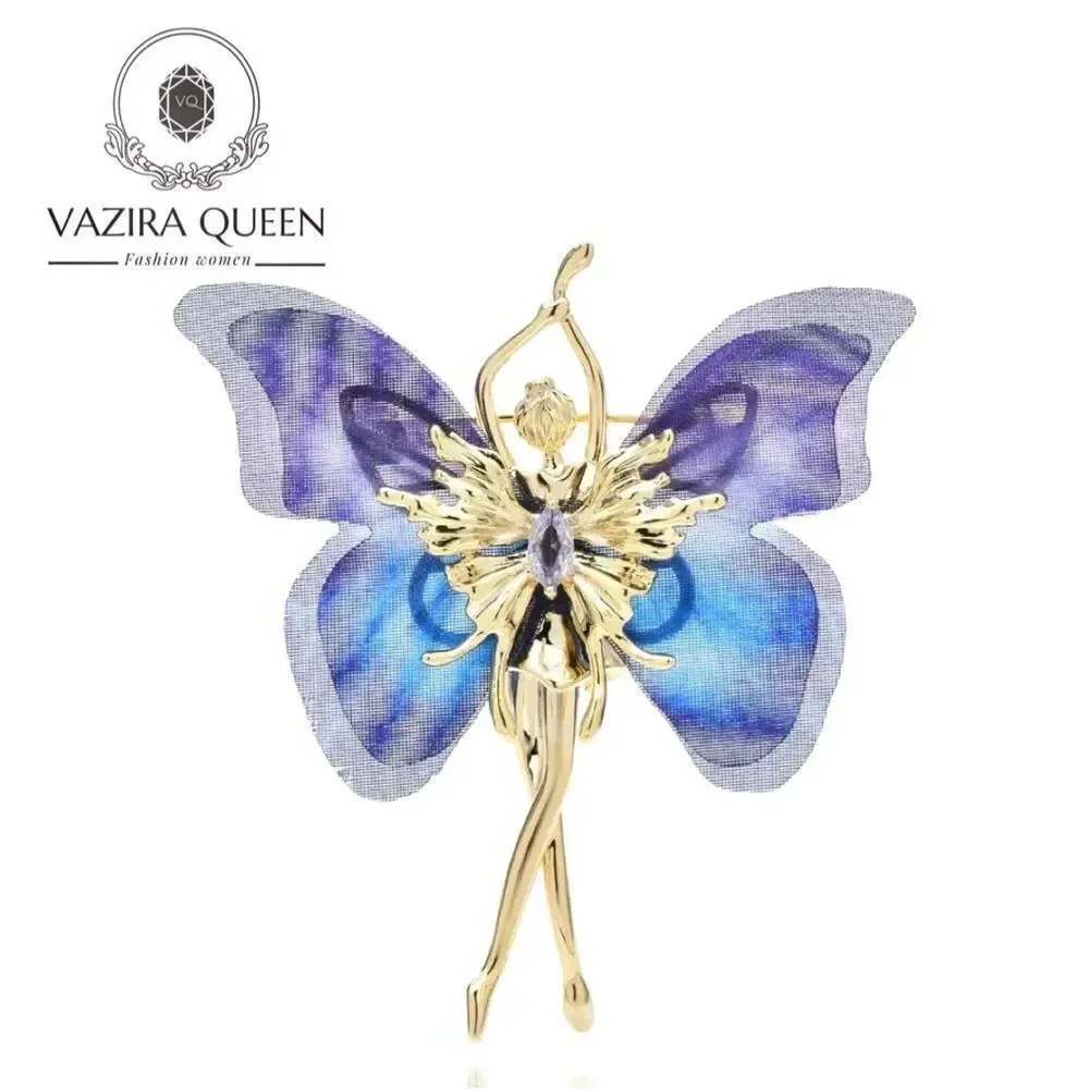 VQ Butterfly Girl Brooch